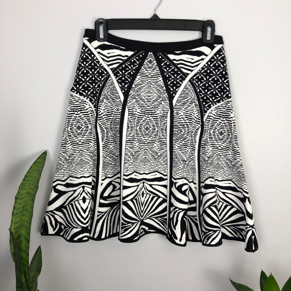 DVF Samara Fit and Flare Skirt - Zebra Tattoo - Picture 5 of 14